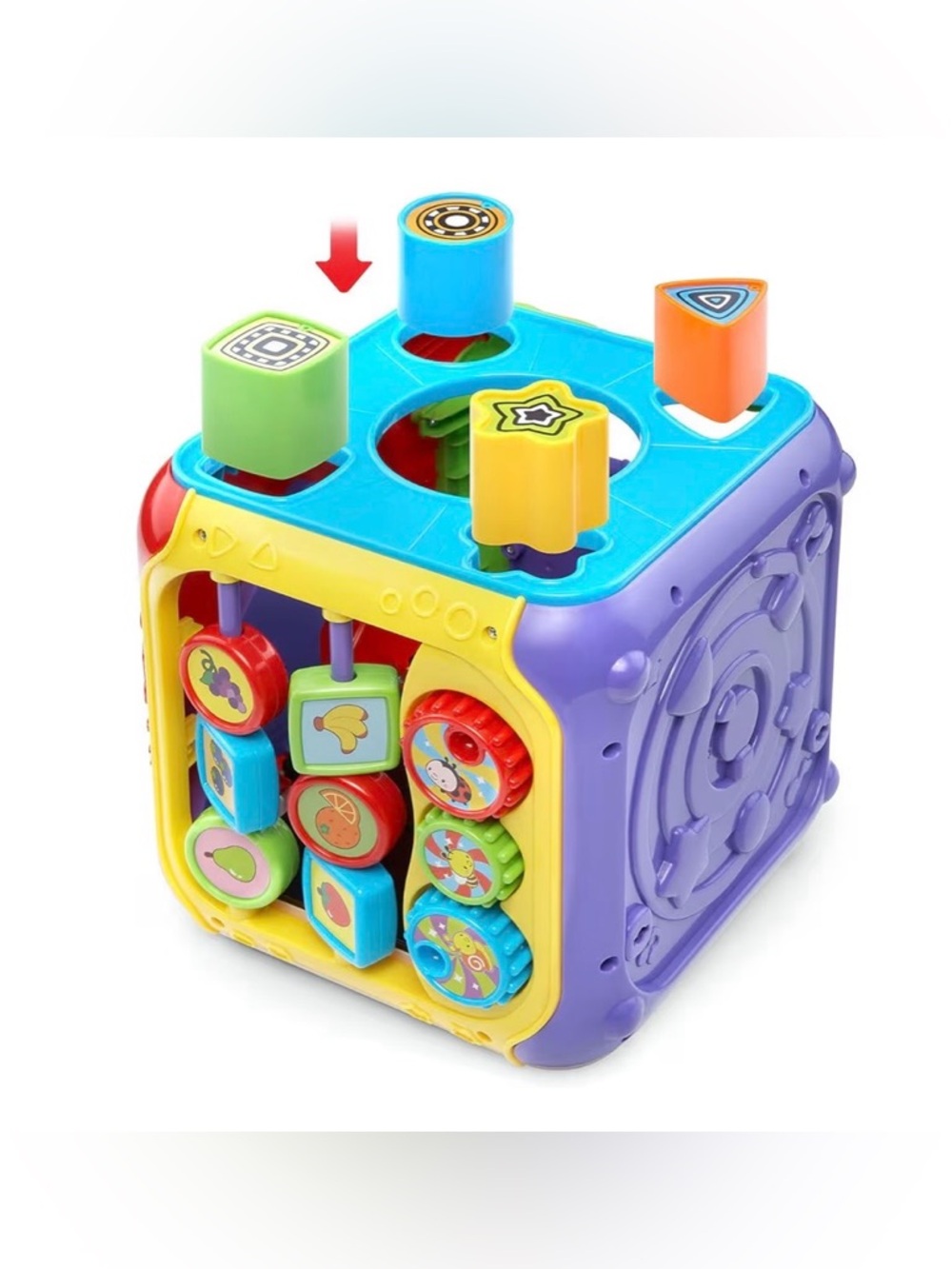 VTech Sort and Discover Activity Cube - Picture 12 of 13